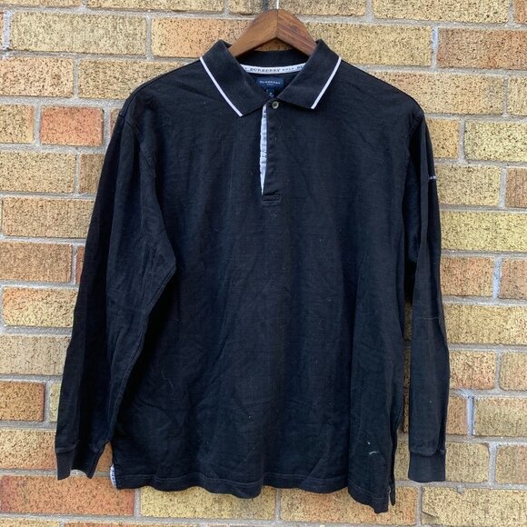 Vintage Burberry Golf Polo Shirt Medium - Picture 1 of 13